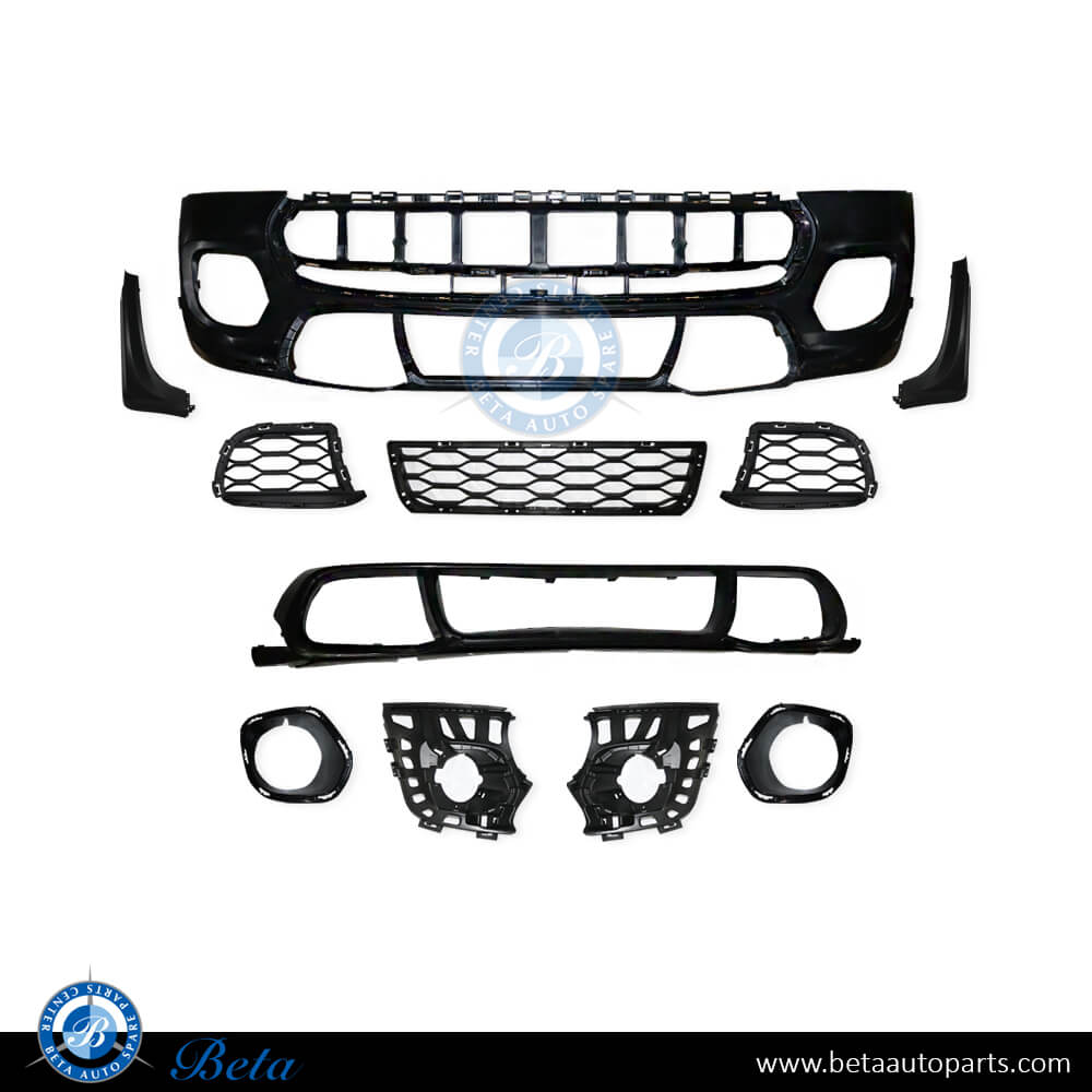 Front bumper assembly JCW look for MINI Hatch F55/F56 2014-Up models, Part Number 51777382164 Front bumper assembly JCW look for MINI Hatch F55/F56 2014-Up models, Part Number 51777382164